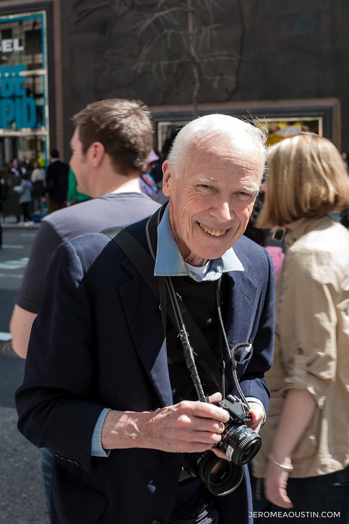 Bill Cunningham, fashion photographer for the New York Times